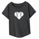 thumbnail image 2 of Camiseta para mujer Verano Tops Moda Cuello Redondo Camiseta para Mochilero Viajar XL, 2 of 8
