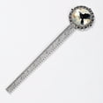 thumbnail image 2 of Crow Book Accessories: Vintage Silver Lace-Edged Bookmark – a Gift for Readers and Book Lovers, 2 of 5