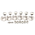 thumbnail image 1 of Tignapoo Vintage Style 6-Inline Left-Handed Locking Guitar Tuners, Chrome Finish, Stable Shaft Design for Electric and Acoustic Guitars, 1 of 7