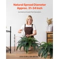 thumbnail image 2 of VEVOR Grandes Helechos de Boston Artificiales Colgantes, Diámetro Natural de 78 a 86 cm, Decoración de Pared con 30 Ramas, para Hogar y Oficina, Maceta no Incluida, 600 x 150 x 150 mm, 2 uds, 2 of 9