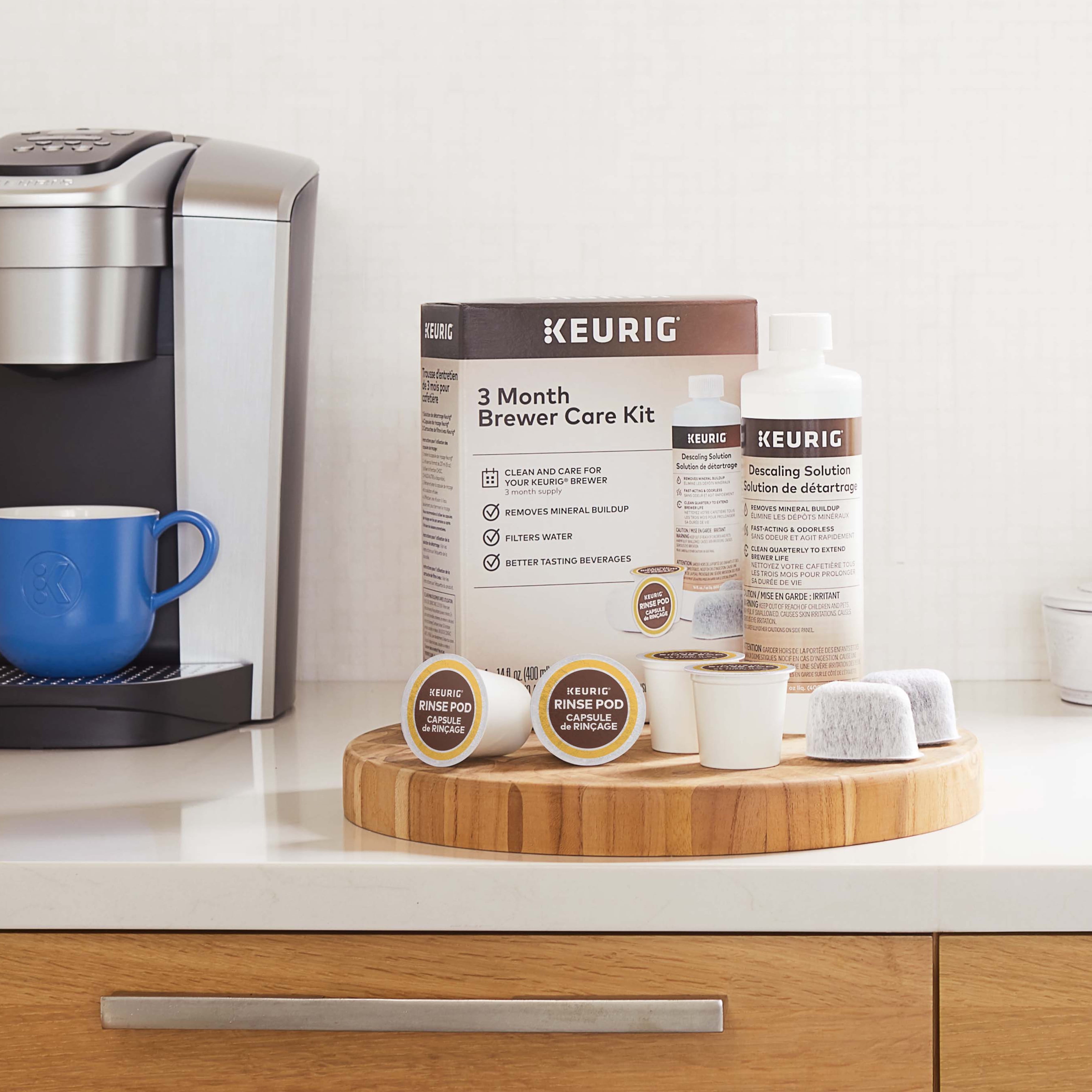 Keurig K-Duo 3-Month Brewer Maintenance Kit, Includes Cleaning