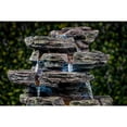 thumbnail image 3 of Hi-Line Gifts LED Lighted Multilevel Stone Outdoor Water Fountain - 28", 3 of 3