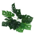 thumbnail image 3 of Artificial Leaf, Reusable Plastic Fake Monstera  For Garden Decoration For Wall For Wedding, 3 of 8