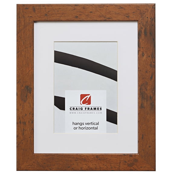 Craig Frames 26011 20x24 inch Light Walnut Brown Picture Frame Matted for a 16x20 Photo