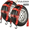 thumbnail image 2 of VULCAN Wheel Dolly Tire Strap - S Hooks - Basket Style - 78 inch - 2 Pack - Red - 1665 Lbs SWL, 2 of 3