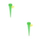 thumbnail image 3 of Billuyoard Sistema de riego por goteo con válvula ajustable portátil jardinería riego Bonsai planta goteo suministros verde Verde 2piezas Billuyoard  CBP209300, 3 of 6