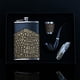 thumbnail image 1 of Petaca, petaca para hombre para licor, acero inoxidable de 9 oz, a prueba de fugas, delgada, clásica, de cuero, perfecta para viajes, camping, senderismo, regalo para beber para padres padrino Shuxiu Wang 8390615160643, 1 of 5