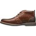 thumbnail image 3 of Men's Nunn Bush Barklay Plain Toe Chukka Brandy Crazy Horse Leather 9 W, 3 of 6