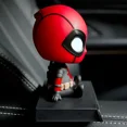 thumbnail image 2 of Figuras de acción de Marvel de Star Wars, juguetes calientes, modelo Deadpool, Spider Man, decoración de coche, muñeca de cabeza agitada, figura de Anime creativa de dibujos animados（Black Panther，, 2 of 5
