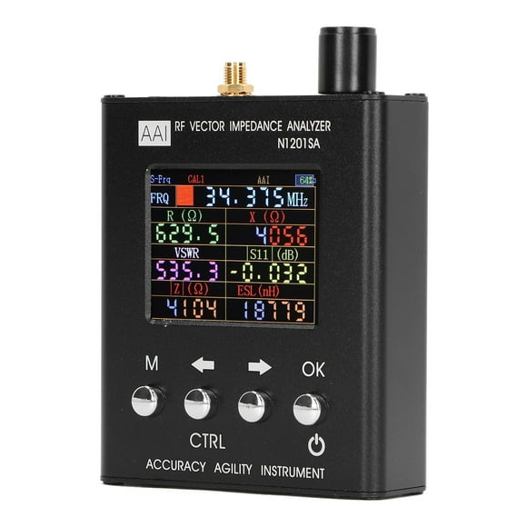 ANT SWR Antenna Tester, SMA-K Connector 2000mAH Battery Vector Impedance Analyzer 137.5MHz-2700MHz for Measuring Reactance Standing S11