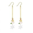 thumbnail image 1 of Fiudx Cristal, Elegante, Modal y Gota, Cómodo y Inoxidable, Ideal Como Regalo Navideño, Joyería Festiva para Mujer, Ideal para Fiestas Navideñas, Incluye 1 Par., 1 of 1