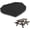 Black, variant on Seal Skin Picnic Table Cover, Waterproof Elite PVC, All-Weather Protection (Beige, 75”L x 62”W x 30”H)