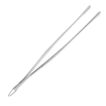 Tweezers with Hook Stainless Steel Kitchen Utensils Grill Tongs for Serving Food Banquet