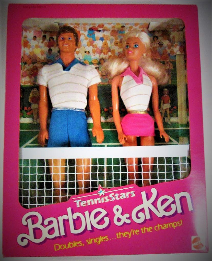 Toy Tennis Player New Toy Barbie Paper Doll African American Mattel 