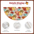 thumbnail image 3 of Sikiie Fall Maple Leaves Nativity Christmas Tree Skirt, Jesus Christian Winter Holiday Tree Mat Decoration(30-48IN)30", 3 of 6