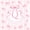 Pink Q, variant on Manfei Pink Bow Striped Black Out Curtains For Girls,A Letter Initial Curtains Pack of 2 (42x63 Each) For Kids
