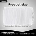 thumbnail image 2 of LAICAIW 2 Pack Bird Cage Cover, Adjustable Birdcage Cover Bird Cage Seed Catcher, Universal Bird Cage Mesh Netting Cage Skirt Guard Bird Cage Net Cover for Round Square Cage, 2 of 7