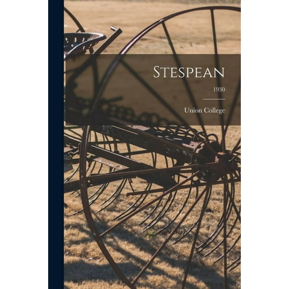 Stespean; 1930, (Paperback)