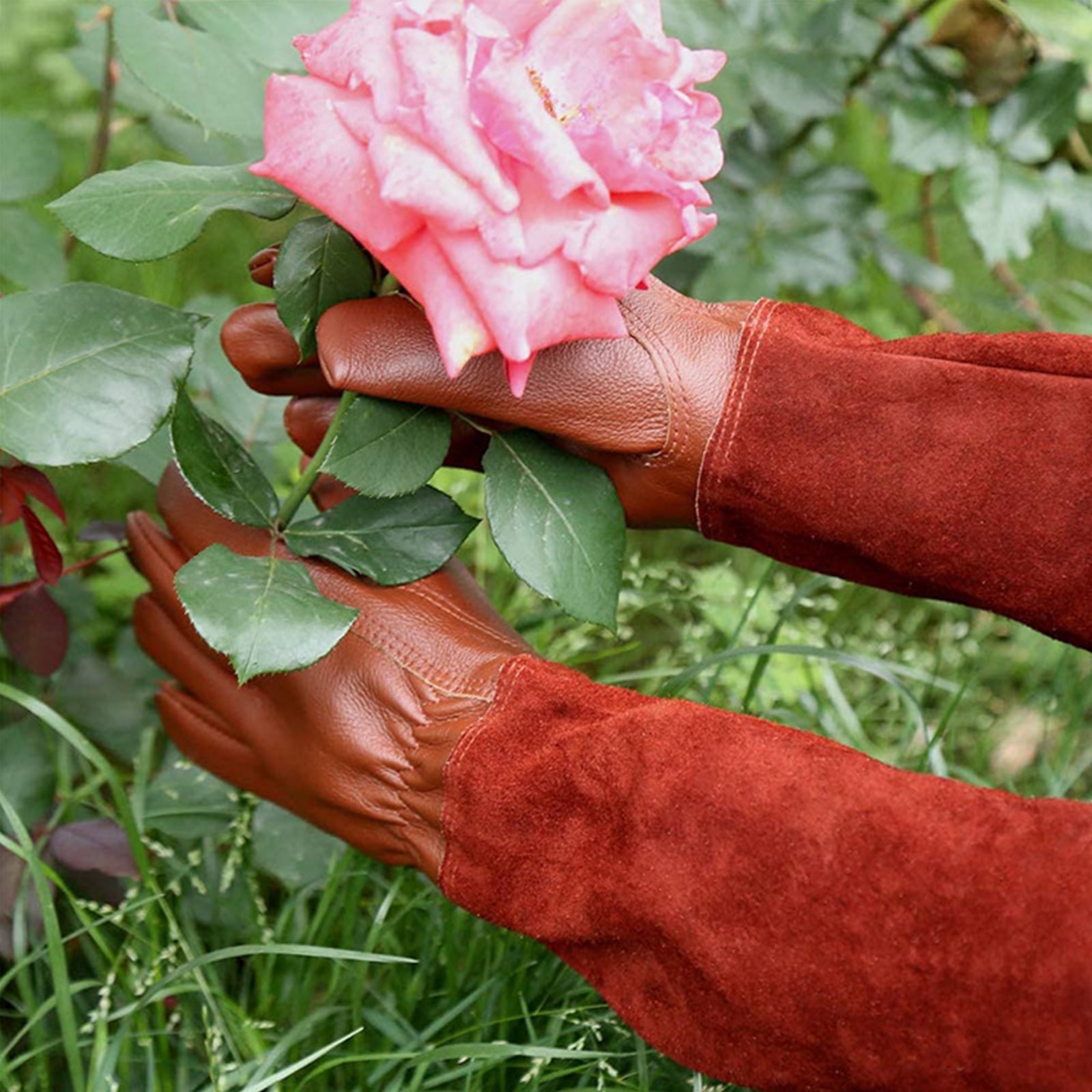 HeroNeo Anti-puncture Rose Pruning Floral Gauntlet Garden Gloves Gifts For Women and Men