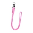 thumbnail image 4 of Paracord Lanyard Neck Lanyard Rope Llave de llave Lanyard Lanyard para trepar de mochilero Insignias de identificación al aire libre Cámara Rosa, 4 of 8