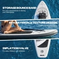 thumbnail image 4 of SOLAVERO 10'6" Inflatable Stand Up Paddle Board, Ultra-Light SUP Board with Accessories, Anti-Slip EVA Deck for Adults, 4 of 8