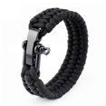 thumbnail image 2 of Pulsera de paracord de supervivencia Pulsera de supervivencia de emergencia para acampar al aire libre, 4, 2 of 5