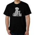 thumbnail image 1 of Men's Word Art T-shirt - Dogs and Cats, 1 of 2
