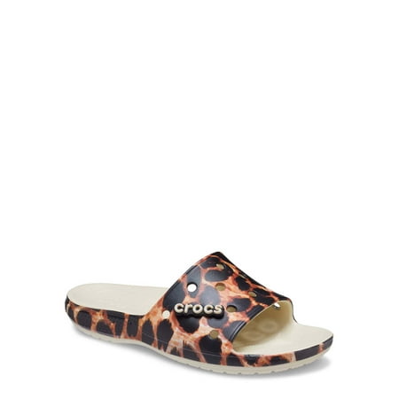 

Crocs Unisex Classic Crocs Animal Remix Slide Sandal
