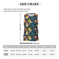thumbnail image 4 of Rocae Blue Floral for Men's Basketball Jersey Lightweight and Breathable Athletic Tank Top,Quick-Drying Sports Jersey XX-Large, 4 of 9