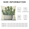 thumbnail image 5 of Nawypu  Throw Pillow Covers Home Decor Pillow Cases Decorative Cushion Couch Sofa Pillowcases House Plants Watercolor Greenery Succulents, 5 of 5