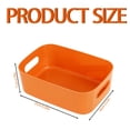 thumbnail image 2 of DJN Deal of the Day Home Textile Storage Desktop Storage Box Cosmetics Storage Miscellaneous Items Sorting Box Snacks Household Kitchen Storage Box Storage Basket Plastic Plastic White One Size, 2 of 4