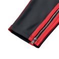 thumbnail image 5 of SBYOJLPB Men's Joggers Pants with Ankle Zip Color Blocking Casual Drawstring Elastic Waist Trousers, 5 of 6