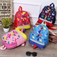thumbnail image 4 of Sonducket colorida con estampado de dinosaurio para niños, bolso escolar para guardería, bolsos escolares Mochilas rosa, 4 of 6