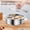A, variant on Stainless Steel Steamer Pot 4-Person Capacity Stew Pot for Porridge Soup Induction Cooktop Compatible Heat-Resistant Hard Boiled Egg Cooker for Healthy Slow Cooking & Family Meals