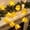 Yellow, variant on QualiVow LED Flower String Lights, Purple Artificial Flower Garland with Warm Yellow Lights, Battery Operated Waterproof for Wedding Party Decor, 59.06 Inch