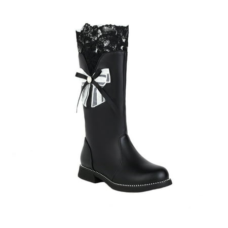 

Womens Ankle Booties Fashion Bow Zipper Hiking Boots Black Boots Boots Ankle Black Boots Fuzzy Boots Chunky Heel