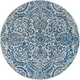 thumbnail image 3 of Madison Traditional 8' Round Dark Gray Polypropylene Indoor Area Rug, 3 of 7
