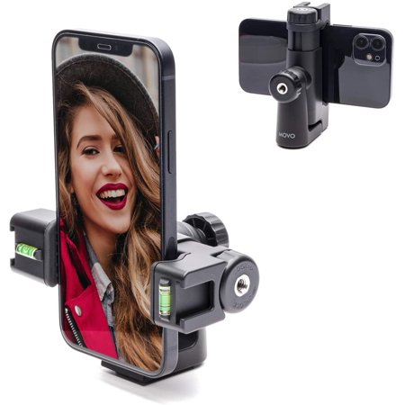 UPC: 0817711022944 | Movo P-3 Rotating Smartphone Tripod Mount with Vertical and Horizonal Positions