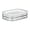 Food Storage Container (2 Layers), variant on Stackable Plastic Food Storage Containers with Lids, Multi-Tier Fresh-Keeping Box for Meat Dumplings Fruit Pastry, Space-Saving Refrigerator Organizer