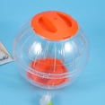thumbnail image 4 of Pelota de hámster para correr, pelota de ejercicio, minipelota para correr alrededor de una mascota pequeña, color naranja, 4 of 5