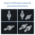 thumbnail image 5 of Uxcell 9.4mm Dia. Hose Connector EPDM Plastic Non Return One Way Check Valves 2 Pack, 5 of 5