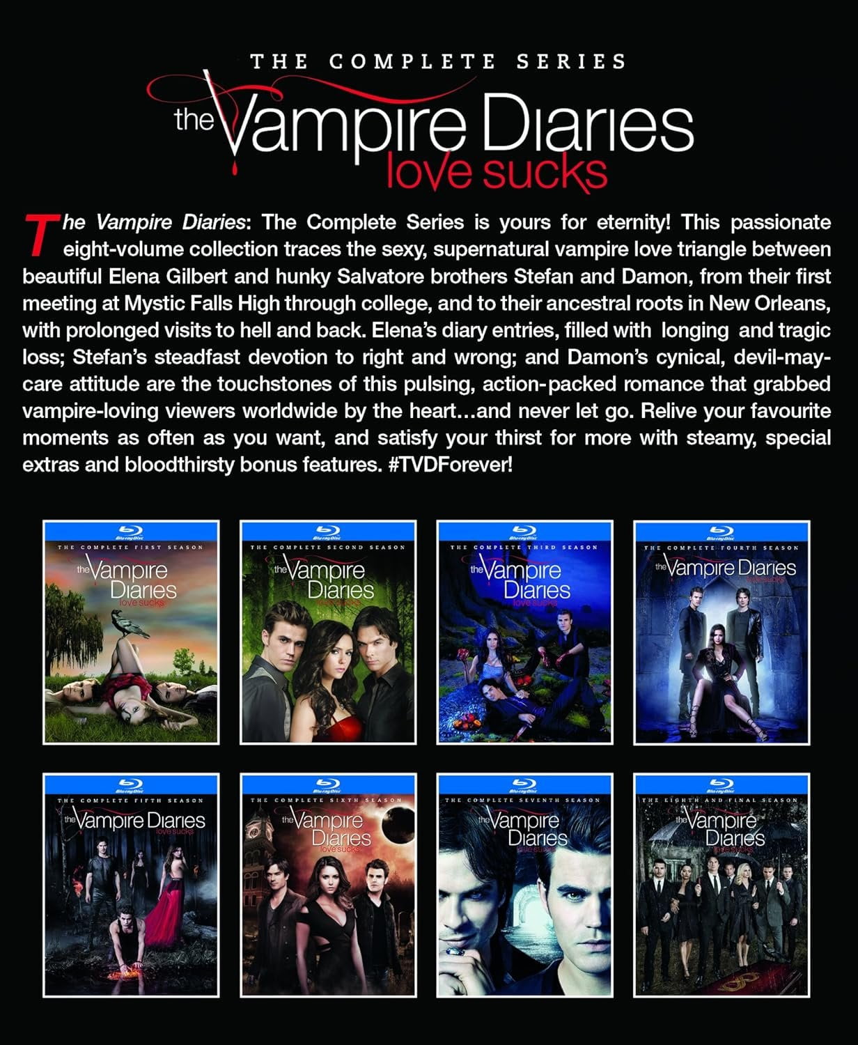 「ヴァンパイアダイアリーズ」シーズン1-5 ブルーレイセットBOX 北米版 Amazon.co.jp: The Vampire Diaries - Season 1-5