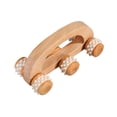 thumbnail image 2 of Rodillo masajeador de madera para músculos, masajeador multifuncional de cuello y cuerpo completo. Estilo B, 2 of 9