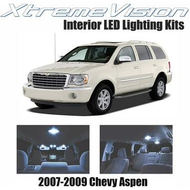 Xtremevision Interior LED for Chrysler Aspen 2007-2009 14 Pieces Cool White Interior LED Kit   Installation Tool