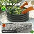 thumbnail image 6 of King Bird 2PCS 2x2x1 ft Raised Garden Bed Galvanized Steel Planter Garden Box for Outdoor Gardening Vegetables Flowers Round Dark Gray, 6 of 10