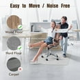thumbnail image 3 of Office Chair Mat for Hardwood Floor, 45"x 53" Desk Computer Chair Mat for Hard Wood and Tile Floor, Large Anti-Slip Hard Floor Protector Rolling Chair Mat, PVC Mat Desk Rug for Office Home, 3 of 16