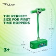 thumbnail image 3 of Flybar My First Foam Pogo Jumper for Kids, Screen-Free Active Foam Pogo Stick w/ Squeak, Indoor Outdoor Bungee Hopper Toy for Balance & Coordination, Bouncy, Supports 250 lbs, Football Helmet, Ages 3, 3 of 7
