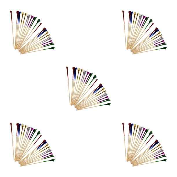 Kenally 100 piezas Letrero de fuegos artificiales Fuegos artificiales Cóctel Palillos Tropical Cupcake Toppers Bebida Aperitivo Palillos de Type2 NO2 Kenally CBP433106