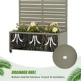 thumbnail image 6 of MAYEERTY 72x35x16 Inch Olive Gray Metal Rectangular Planter Box with Trellis, 5 Piece Set for Outdoor Garden & Patio, 6 of 6