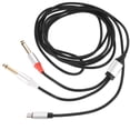 thumbnail image 2 of Replacement Usb C To Dual 1/4 Audio Cable 3m Audio Equipment Converter Cable, 2 of 8